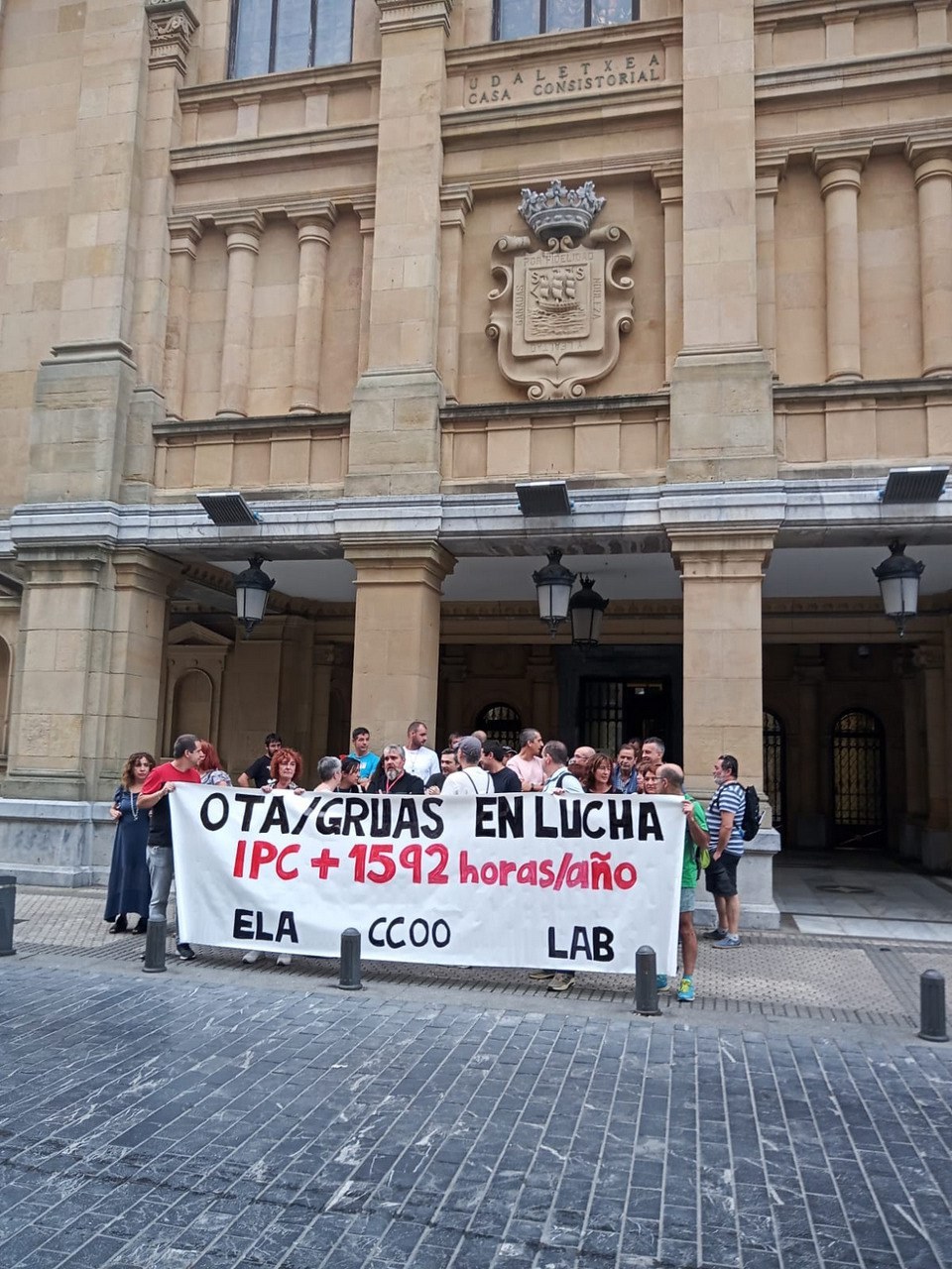 Exitosa huelga en el servicio de OTA y Grúas de Gipuzkoa