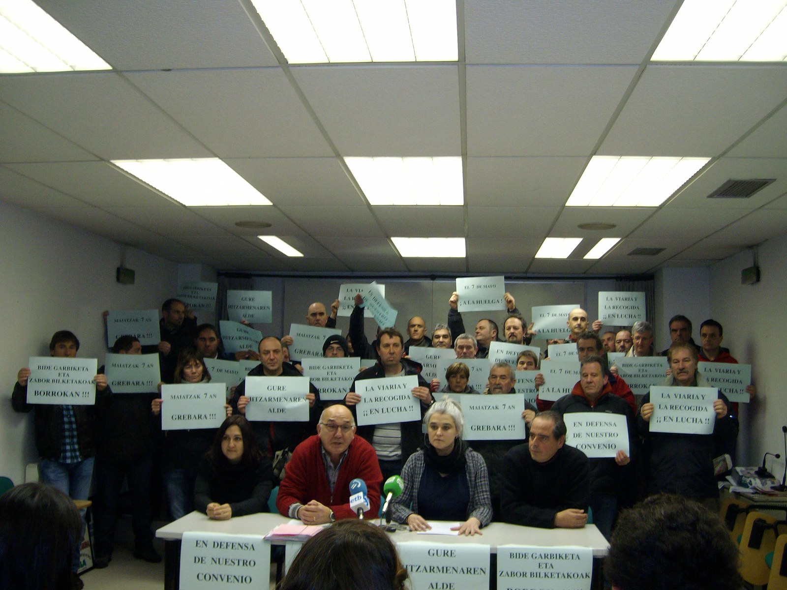 Habrá huelga en la limpieza viaria de Gipuzkoa si no hay convenio antes del 7 de mayo