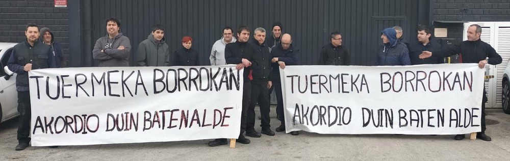 Han parado la producción el primer día de huelga