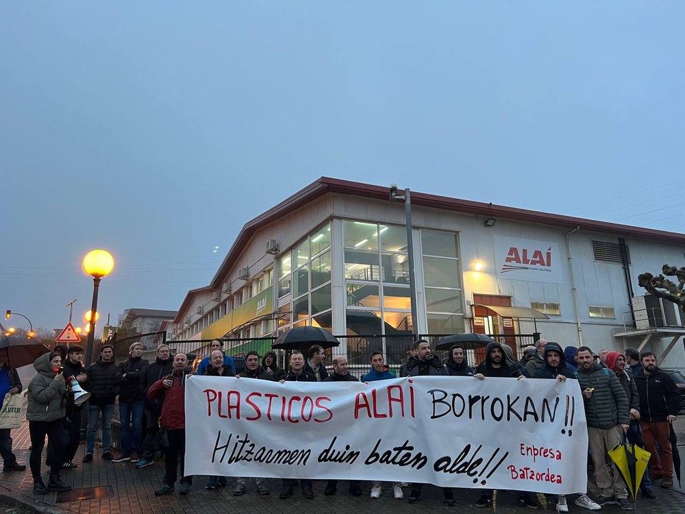 Han parado la producción en la primera jornada de huelga