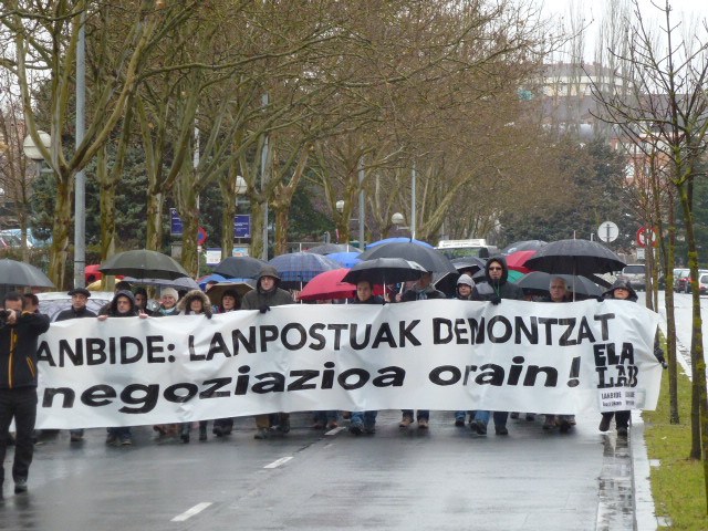 Hoy también el apoyo a la convocatoria de paro en Lanbide ha sido mayoritario