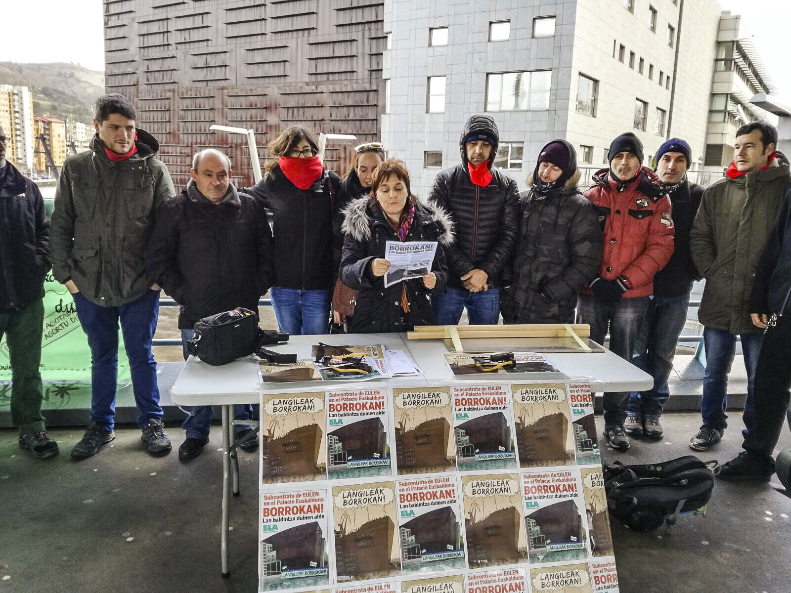 Huelga indefinida en el Palacio Euskalduna a partir del 28 de diciembre