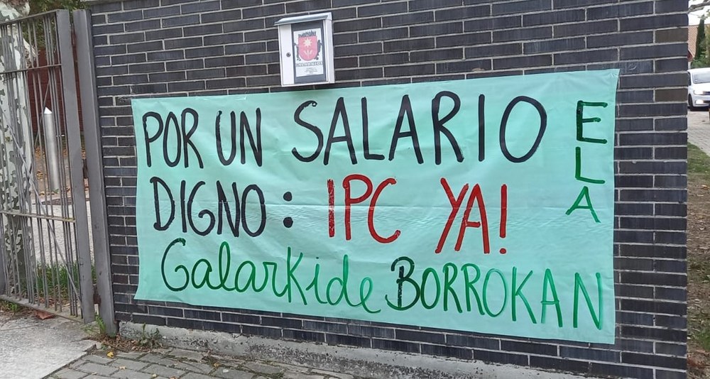 Huelga en Galarkide para conseguir un convenio de empresa con subidas salariales conforme al IPC