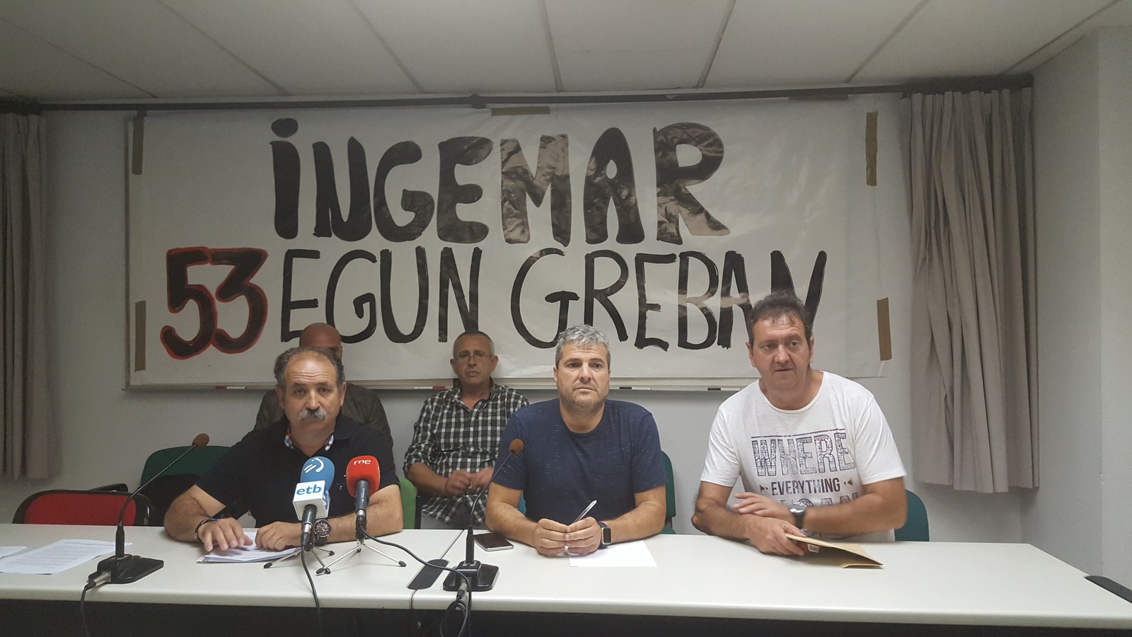 La plantilla de Ingemar de Usurbil tres meses en huelga