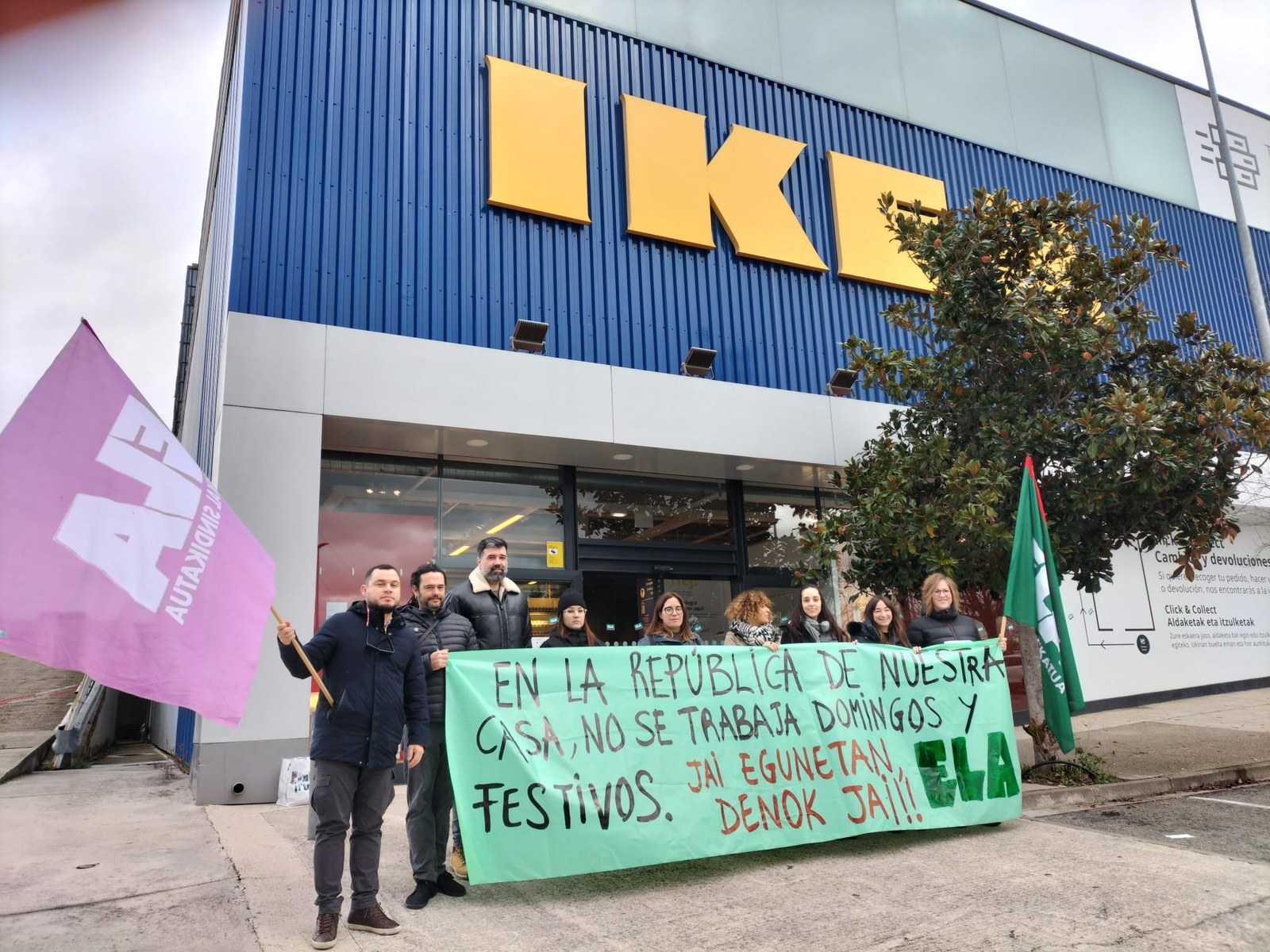 Huelga por el derecho al descanso y la conciliación