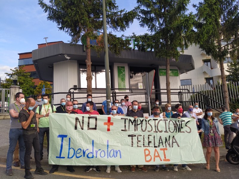 Iberdrola obliga a su plantilla a acudir a sus puesto de trabajo y amenaza con sancionar a quienes protesten en contra de esta medida