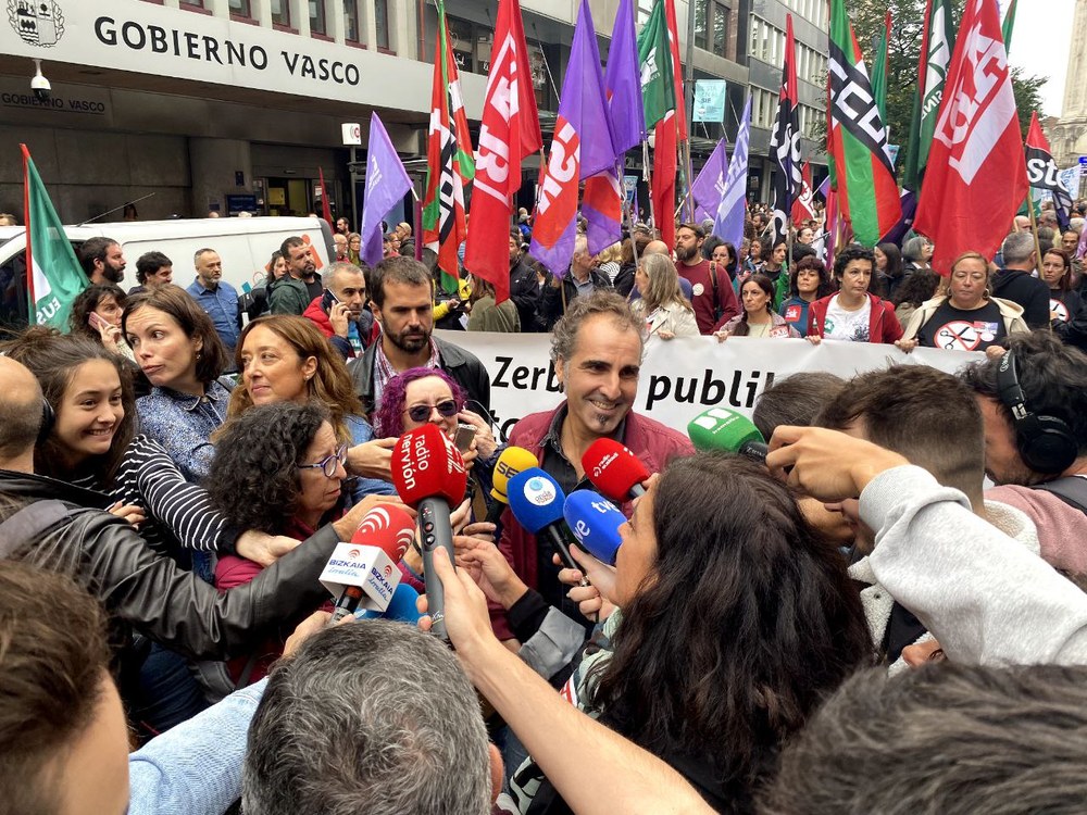 Igor Eizagirre:  “Exigimos a PNV y EH Bildu que no apoyen los Presupuestos si mantienen el veto para negociar aquí”