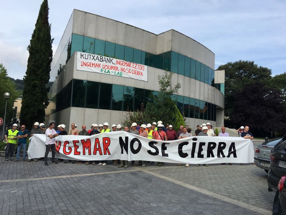Ingemar pretende despedir a los 72 trabajadores de la planta de Usurbil