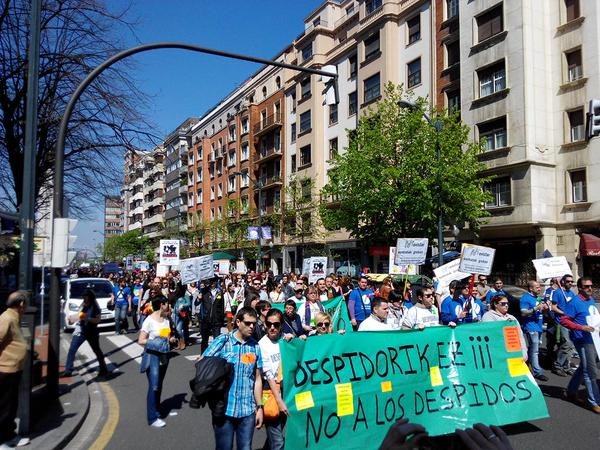Jornada de paro en Atento