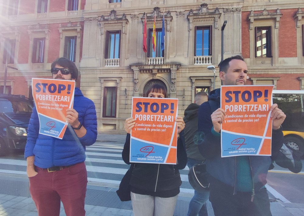 La Carta Social denuncia que 103.000 personas más están en riesgo de pobreza