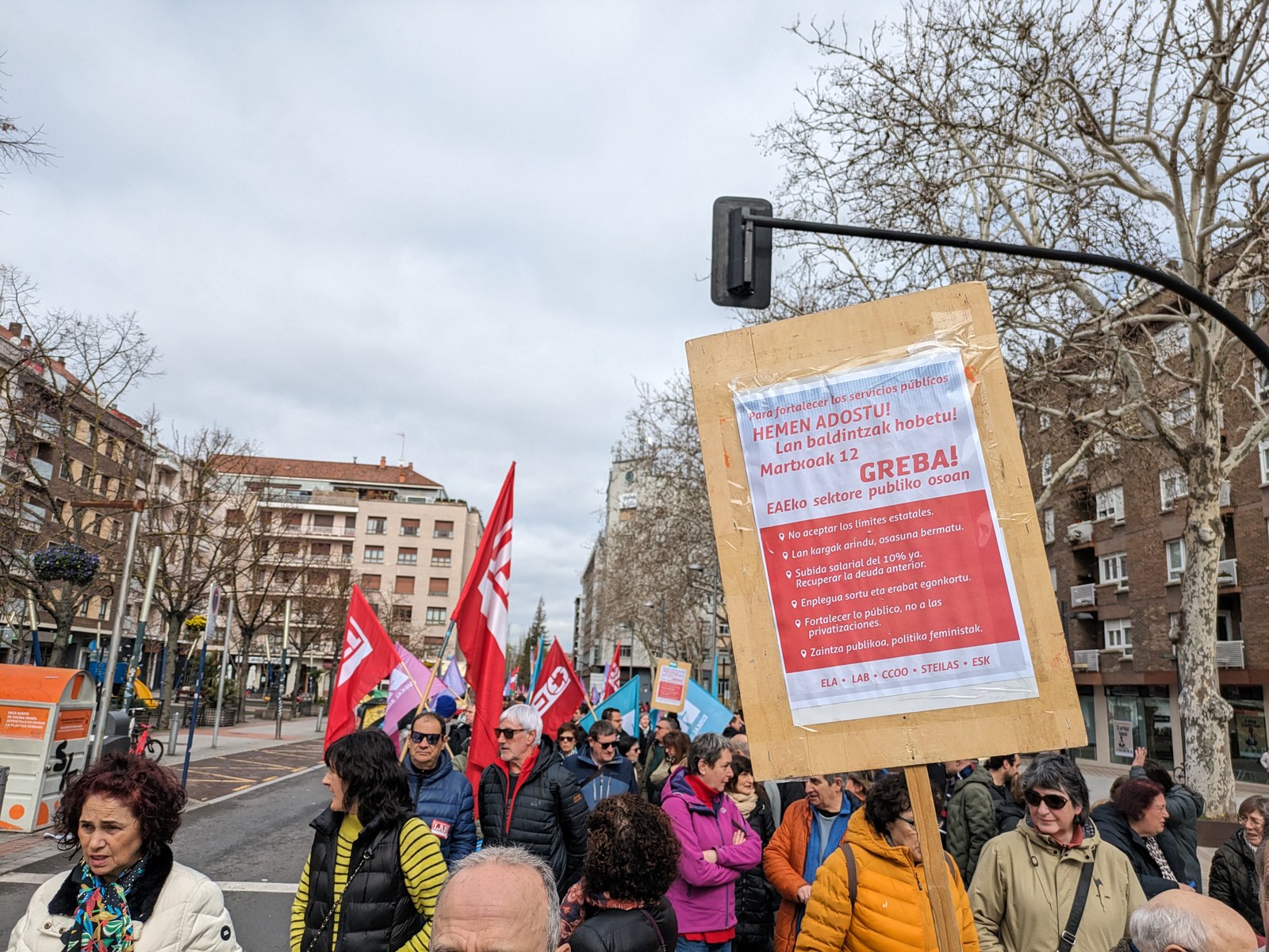 La convocatoria de huelga está teniendo un amplio seguimiento