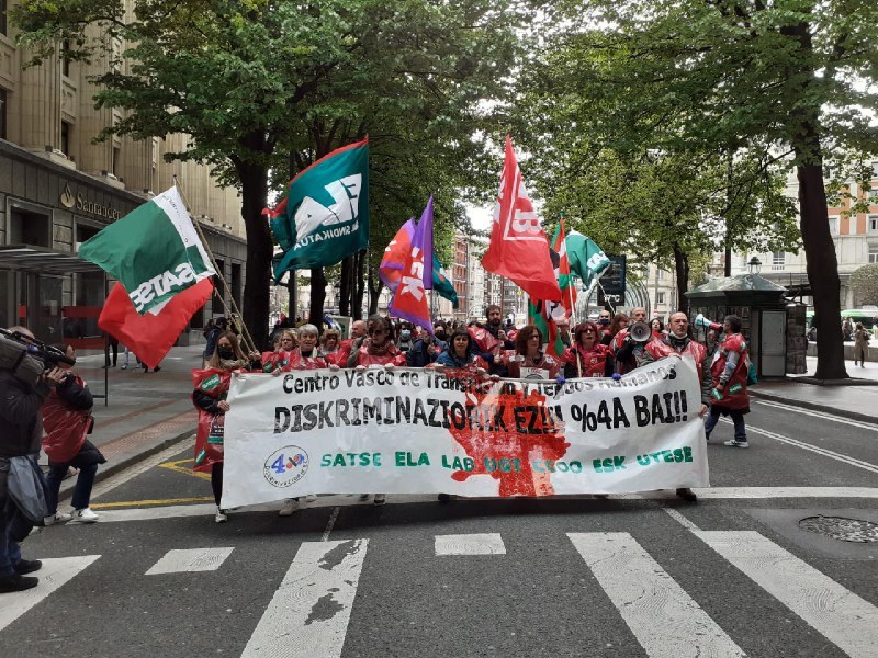 La huelga de cuatro días en el Centro Vasco de Transfusión y Tejidos Humanos ha tenido un seguimiento total