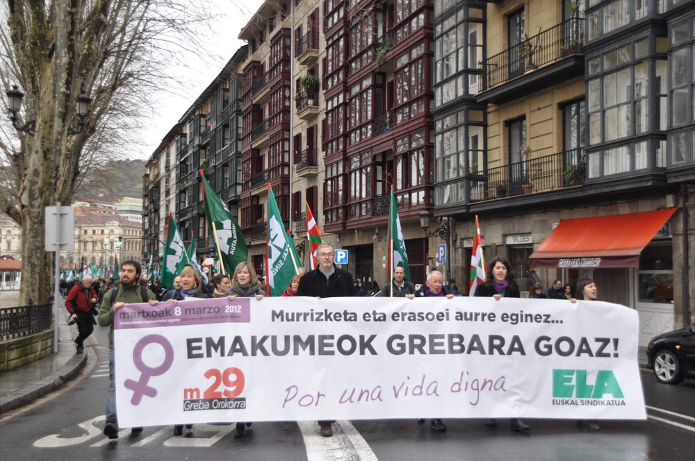La huelga del 29m, protagonista en el Día Internacional de las Mujeres
