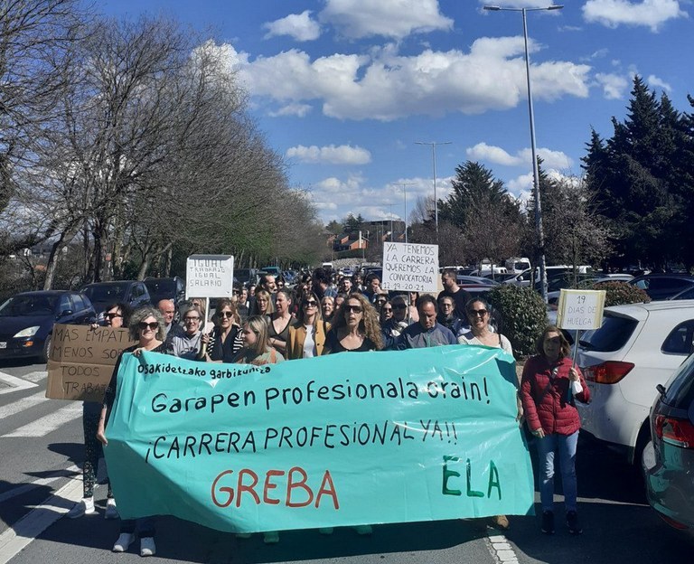 La huelga se prolongará hasta el 16 de abril