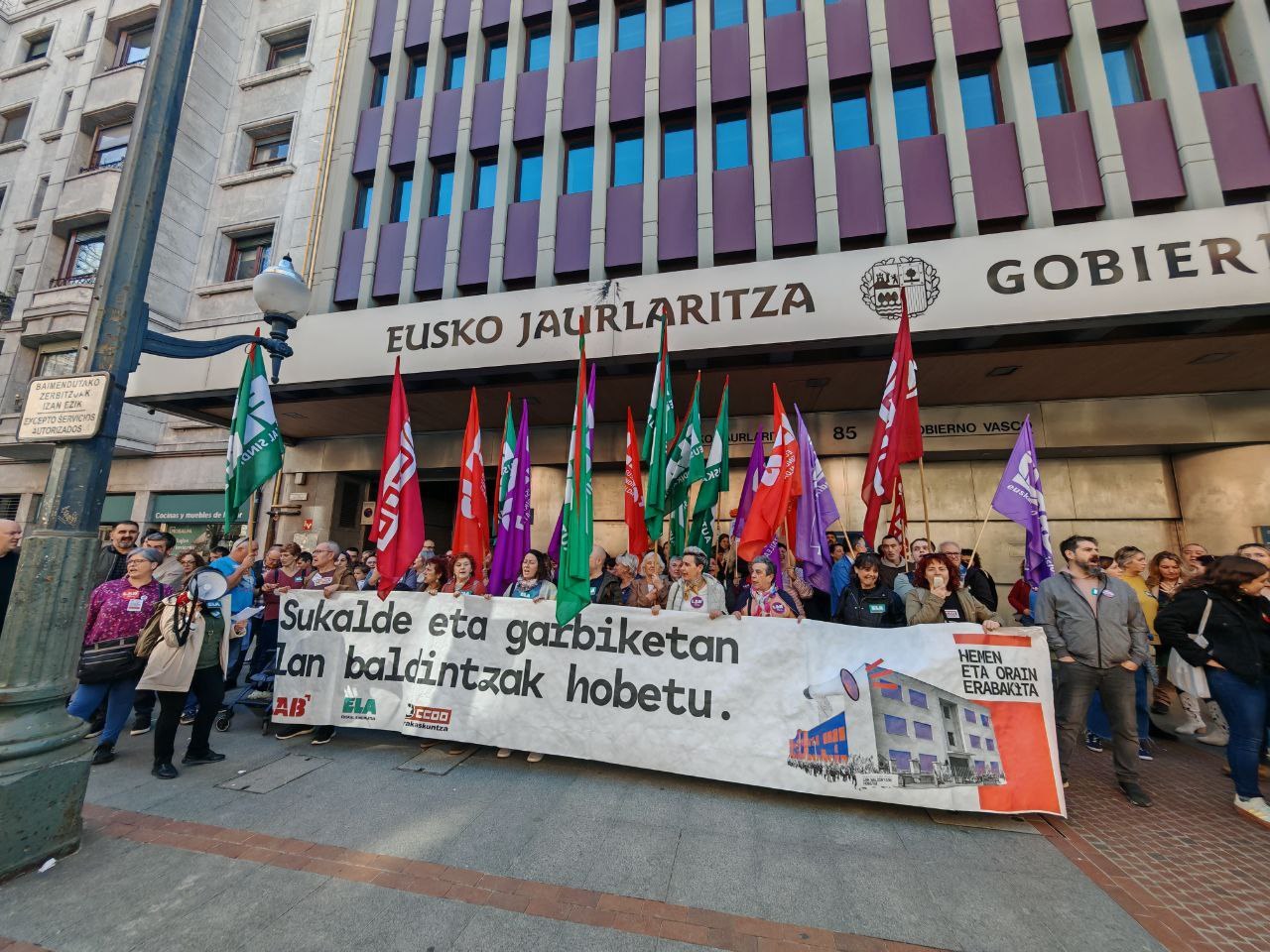 La huelga tiene un seguimiento superior al 70% por tercer día consecutivo