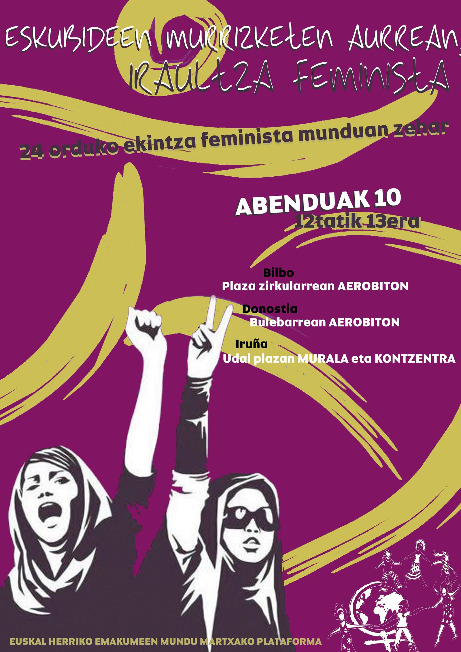 La Marcha Mundial de las Mujeres convoca actos reivindicativos para el 10 de diciembre