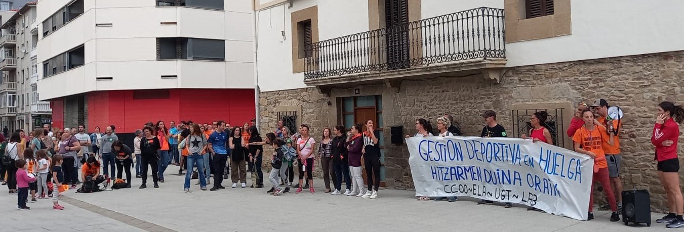 La patronal del sector de gestión deportiva de Navarra busca desmovilizar la huelga con el anuncio de una subida salarial que hace unilateralmente