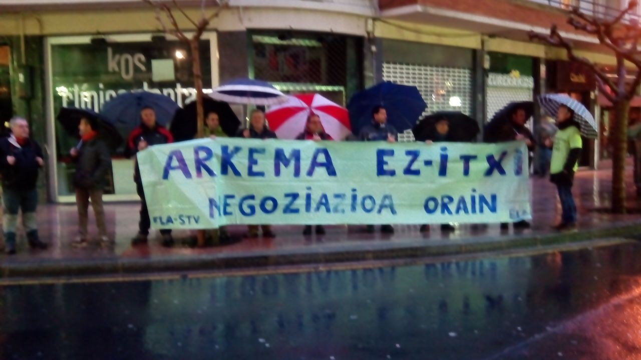 La plantilla de Arkema lleva cinco meses de huelga