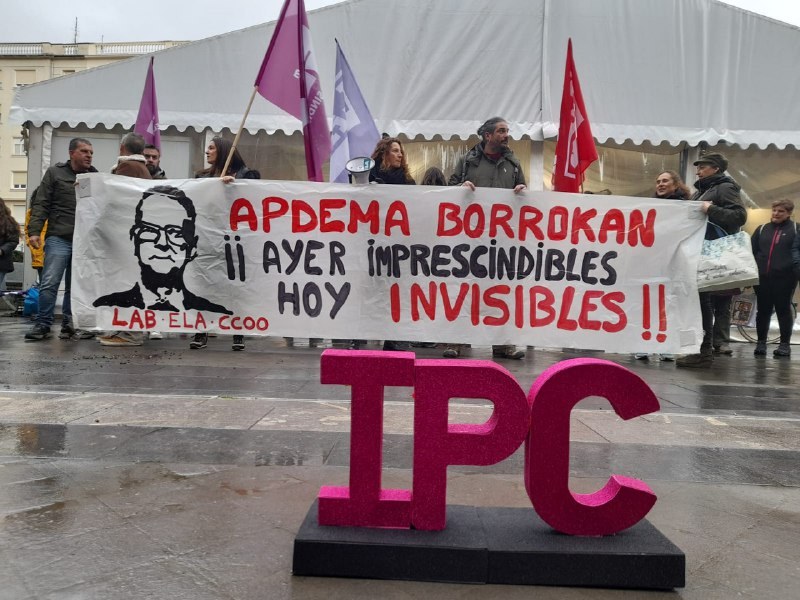 La plantilla de Apdema se moviliza para mejorar sus condiciones