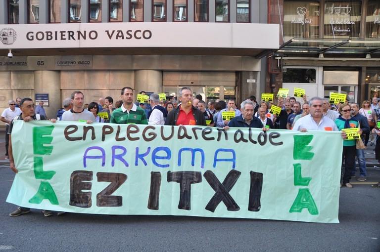 La plantilla de Arkema  130 días de huelga en defensa del empleo