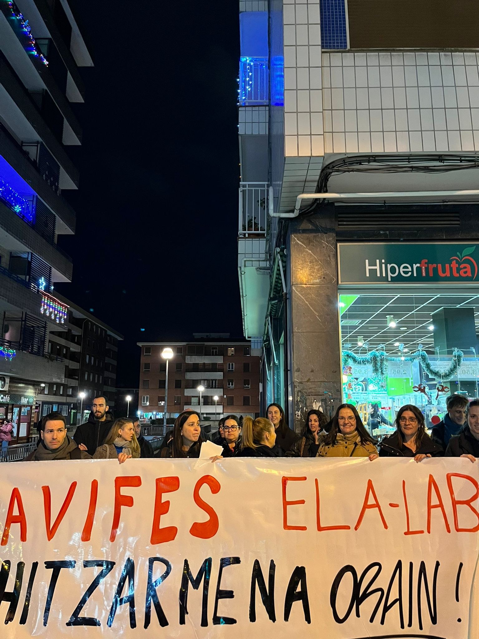 La plantilla de Avifes (Bilbao) inicia protestas para conseguir un convenio propio