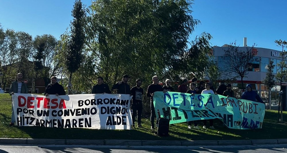 La plantilla de Detesa lleva tres semanas de huelga por el convenio