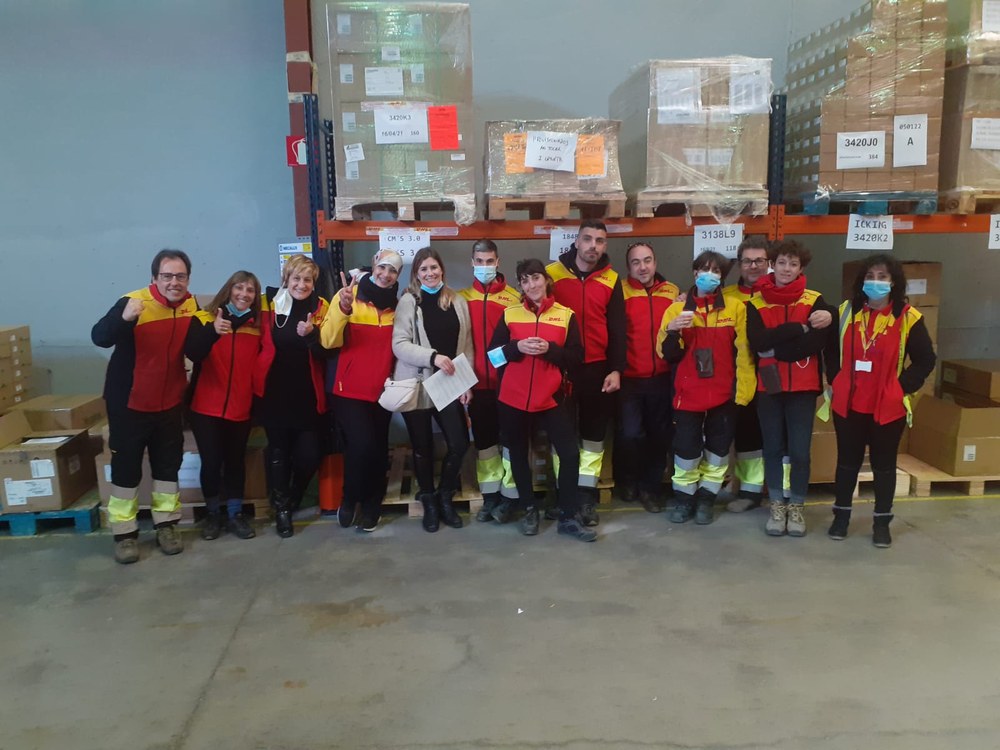 La plantilla de DHL Supply Chain (centro logístico Euskaltel) consigue mantener sus puestos de trabajo