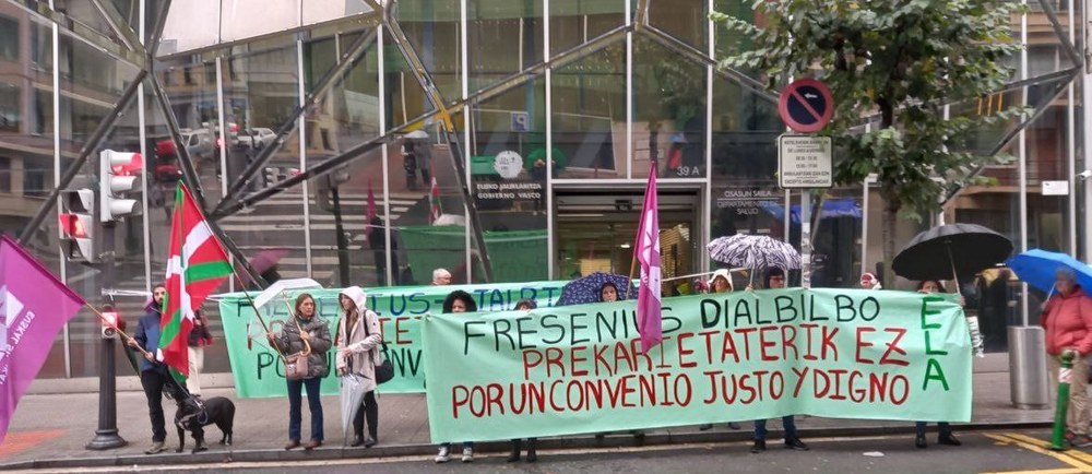La plantilla de Dialbilbo, en huelga para exigir estabilidad y subidas del IPC, como mínimo