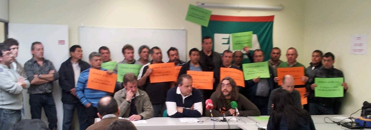 La plantilla de la empresa de Laudio Tomas Acha cumple 75 días en huelga