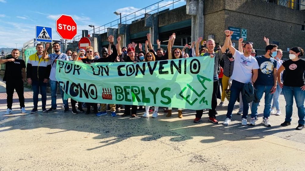 La plantilla de Monbake (antigua Berlys-Taberna) ha comenzado a movilizarse por una subida salarial en el convenio