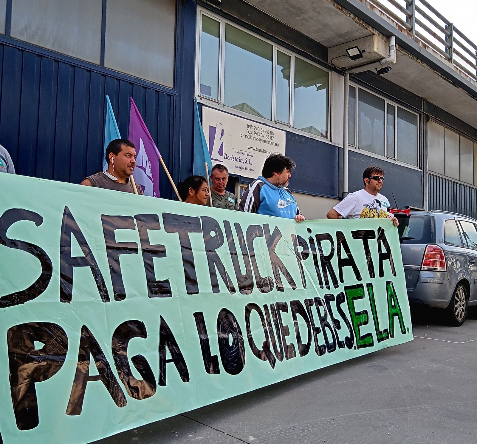 La plantilla de Safetruck se moviliza contra los impagos salariales de la empresa, que superan los 200.000 euros La plantilla de Safetruck se moviliza contra los impagos salariales de la empresa, que superan los 200.000 euros