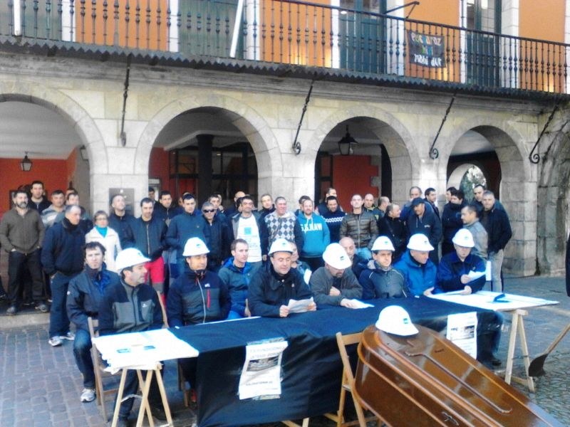 La plantilla de TS Fundiciones convoca una manifestaciòn para el sábado en Zestoa