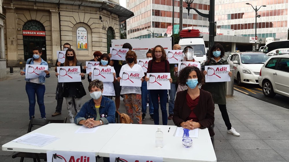 EH-k Kapitalari Planto! denuncia que la internacionalización de las empresas prevalece sobre las necesidades sociales en el proyecto de la Torre Bizkaia