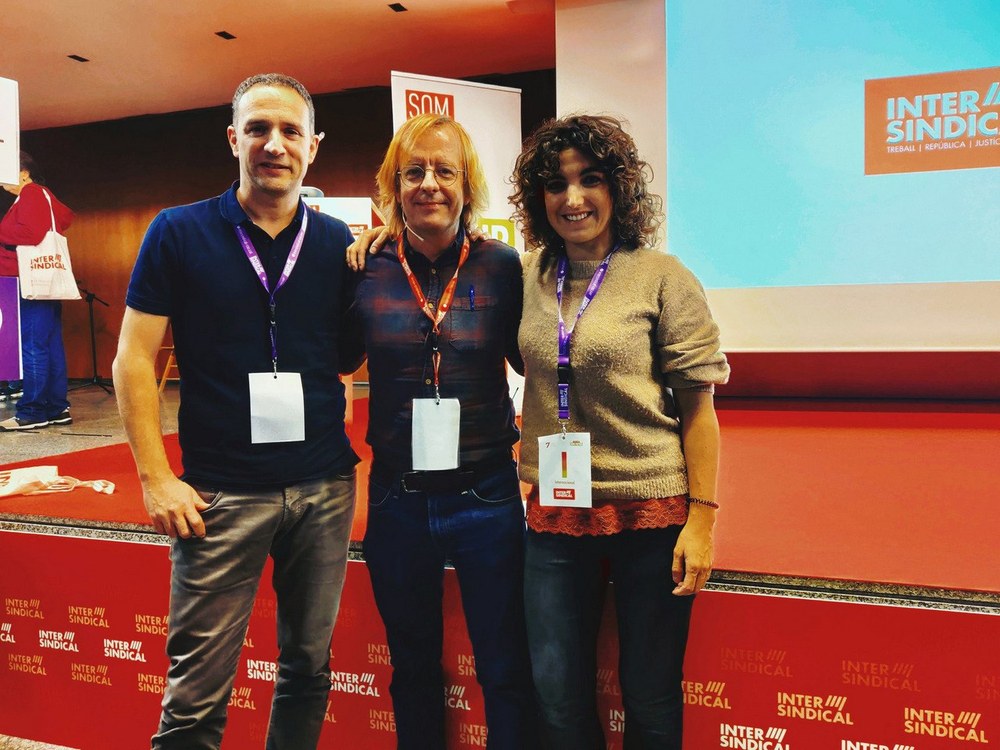 Lakuntza destaca el valor del sindicalismo de contrapoder en el 7º Congreso de la Intersindical de Catalunya