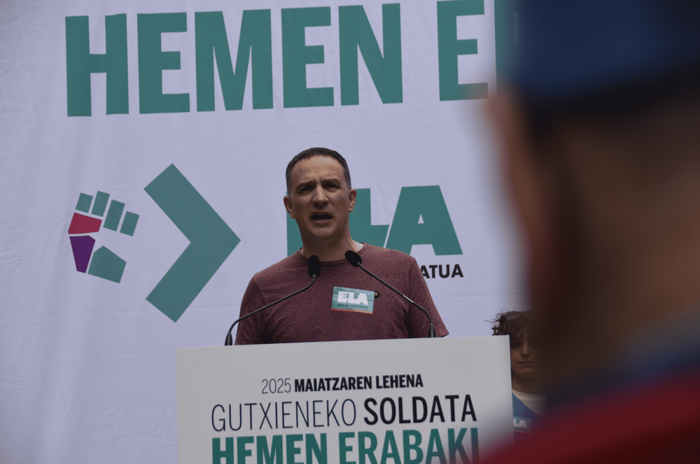 Lakuntza: “Mientras Confebask se niega a negociar el SMI, los convenios conseguidos por ELA son los que más suben los salarios”