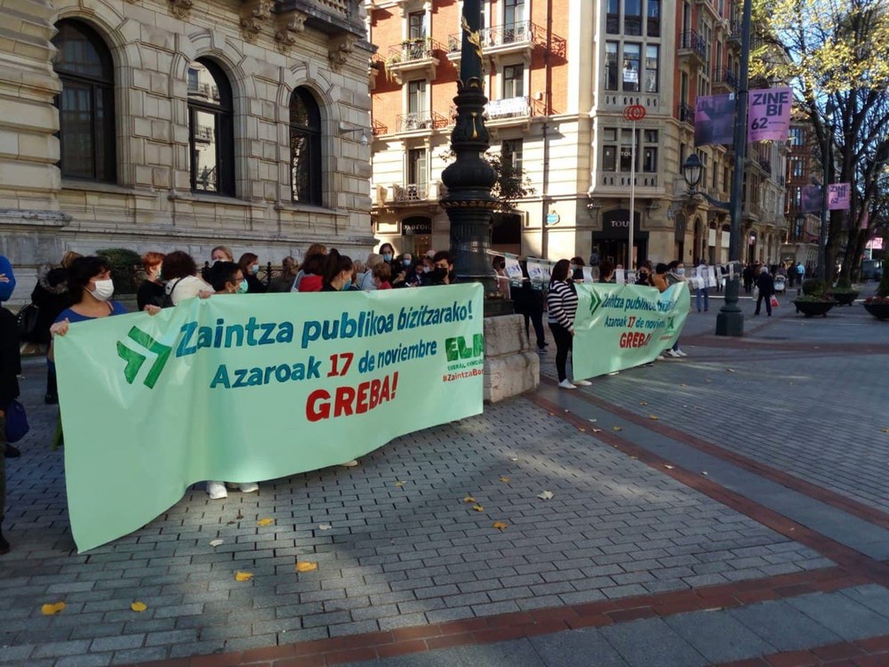 ELA exige implicación a la Diputación Foral de Bizkaia en el reconocimiento del valor productivo de los cuidados