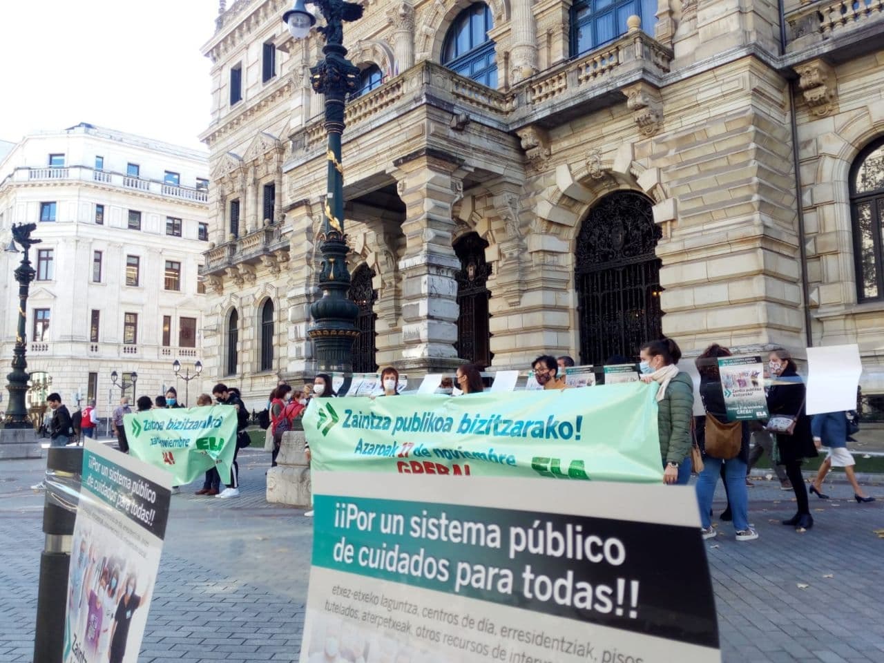 ELA exige implicación a la Diputación Foral de Bizkaia en el reconocimiento del valor productivo de los cuidados