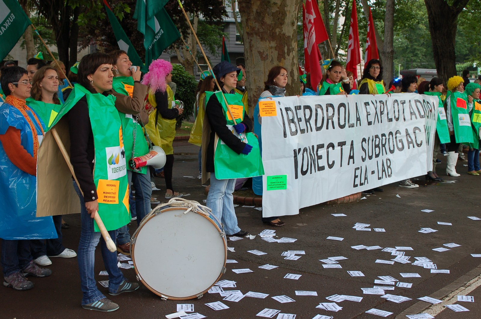 Las trabajadoras de Konecta exigen la subrogación frente a los accionistas de Iberdrola