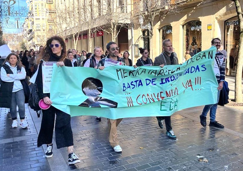 Las trabajadoras del Textil de Gipuzkoa inician una huelga de 11 días para denunciar el bloqueo de la patronal