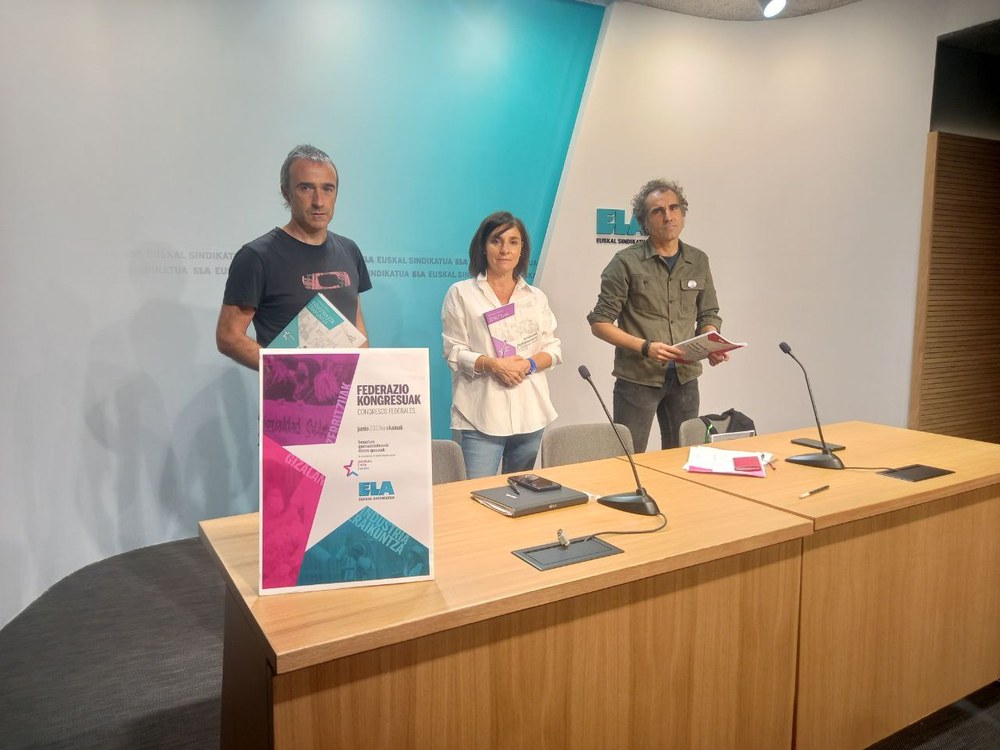 Las tres federaciones de ELA convocan a 813 delegados y delegadas del 14 al 16 de junio en sus respectivos congresos