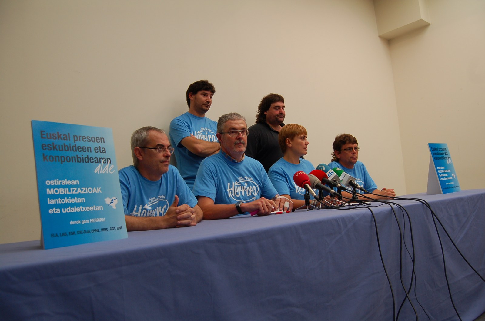 Llamamiento para responder a la operación contra Herrira también desde el mundo del trabajo