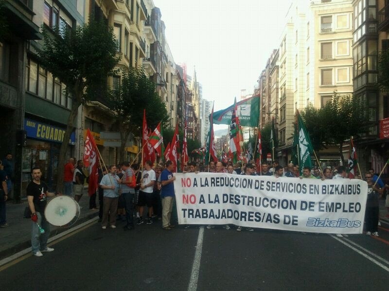 Los afiliados y afiliadas de ELA-Bizkaibus aprueban por unanimidad el acuerdo con Diputación