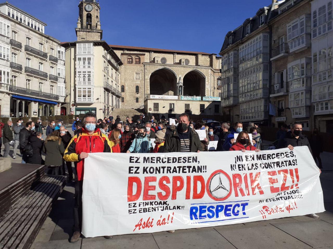 Los comités de Mercedes-Benz y las empresas de su entorno se movilizan contra los despidos, la imposición y el chantaje de las direcciones