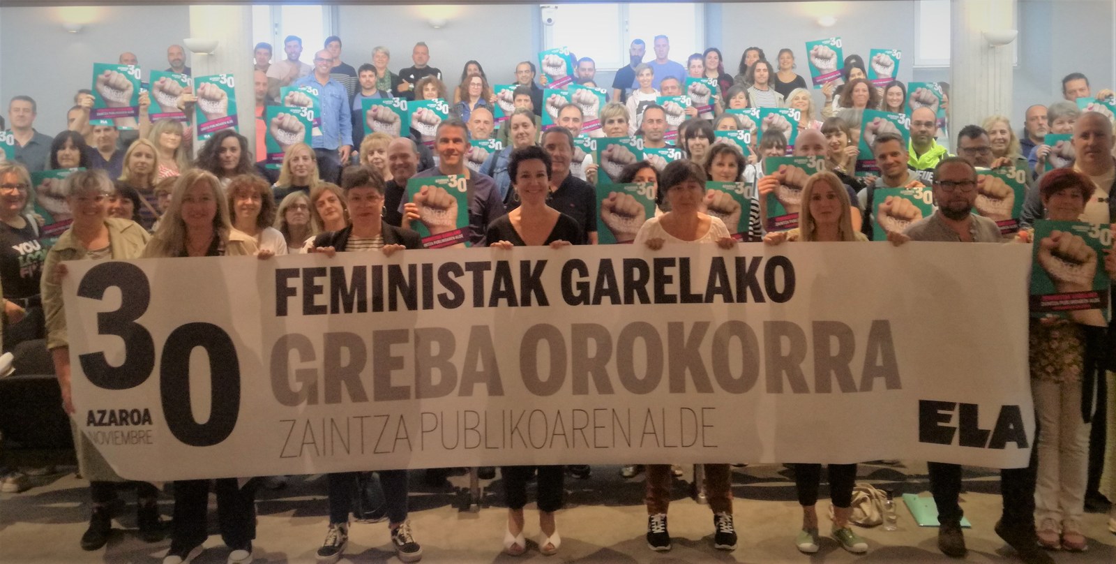 Los consejos comarcales de ELA apoyan la huelga feminista