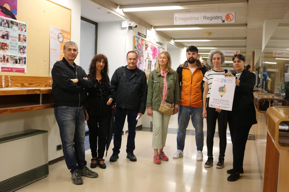 Los sindicatos de Educación registran la convocatoria de huelga del 26 de septiembre Los sindicatos de Educación registran la convocatoria de huelga del 26 de septiembre