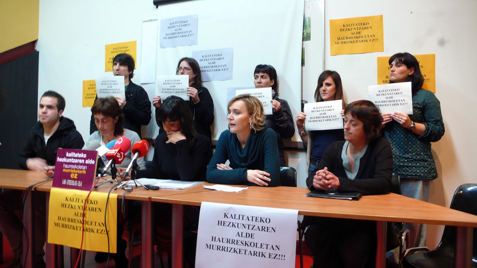 Los sindicatos de Haurreskolas han mostrado su preocupación por las declaraciones de Celaá