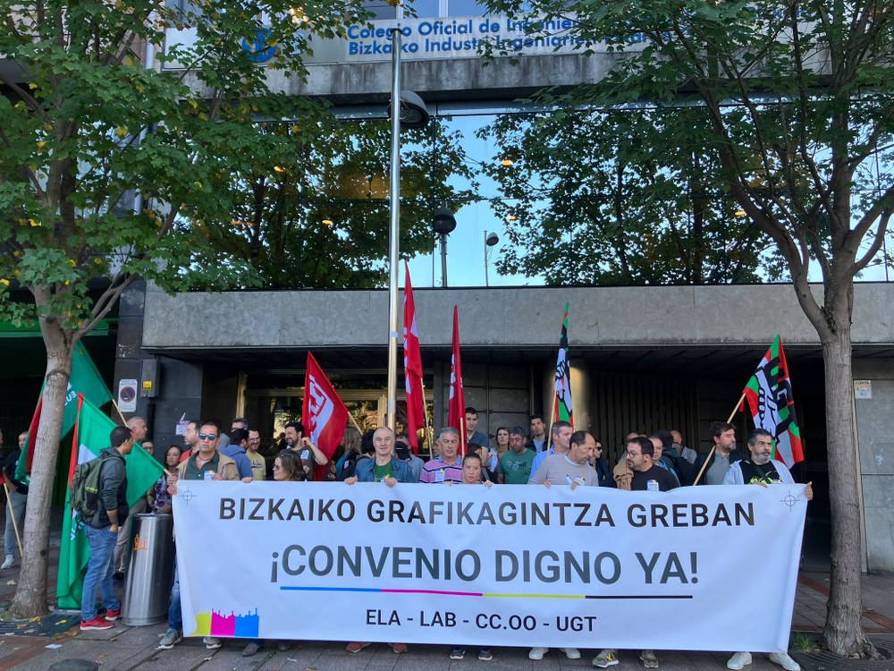 Los sindicatos exigen a CEBEK el fin del bloqueo de las negociaciones