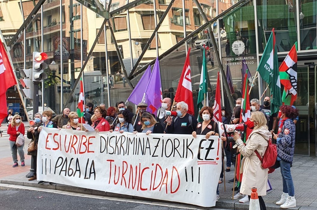 Los sindicatos exigen a Osakidetza que se abone el complemento de turnicidad a toda la plantilla