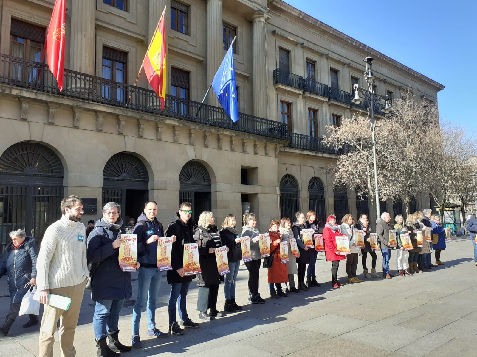 Los sindicatos han presentado las reivindicaciones al Gobierno de Navarra