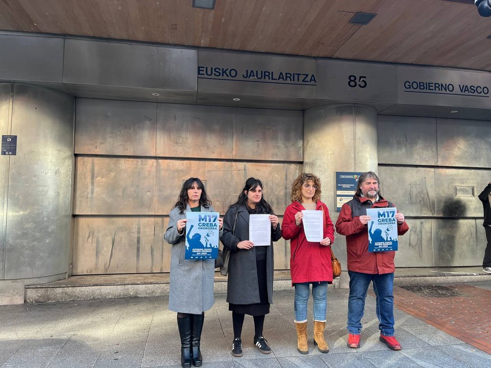 Los sindicatos han registrado la huelga del 17 de marzo